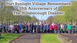 Hillsborough 35th Anniversary Event at Port Sunlight Village Wirral [upl. by Ixela]