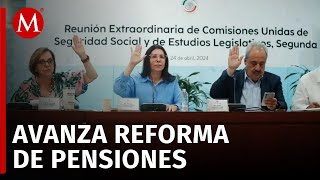 Comisiones del Senado aprueban la creación del Fondo de Pensiones del Bienestar [upl. by Anawad]