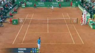 Nadal vs Ferrero MS Rome 2008 R2 [upl. by Golliner]