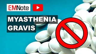 Drugs to Avoid in Myasthenia Gravis MG [upl. by Lahcsap475]