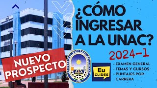 🔴 ¿Cómo ingresar a UNAC 2024 Nuevo prospecto Examen de admisión Universidad Nacional del Callao [upl. by Rabush]