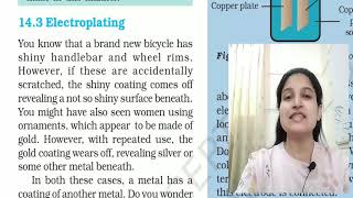 Electroplating  chapter 14 class 8 science [upl. by Assen]