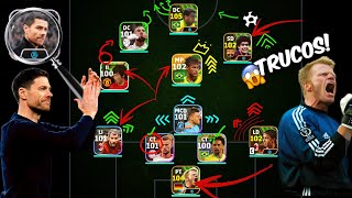 Truco Con Xabi Alonso DT🏋️‍♂️Como Evolucionar al Máximo Medias Ocultas de Tus Jugadores eFootball💣 [upl. by Aikmat]