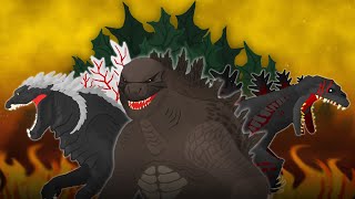 Godzilla Minus One vs Shin Godzilla  ゴジラ vs ゴジラ EPIC STOP MOTION BATTLE [upl. by Johnson]