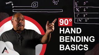 90 Degree Hand Bending Basics [upl. by Flinn]