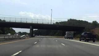 New York State Thruway Interstate 90 Exits 26 to 25 eastbound [upl. by Meekar]