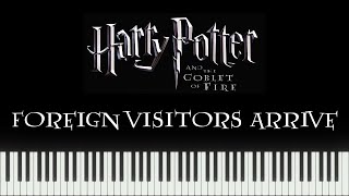 Harry Potter 4  Foreign Visitors Arrive Synthesia Piano [upl. by Eirised541]