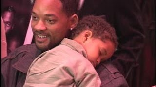 WILL SMITH brings sleeping toddler JADEN to play opening [upl. by Adnahc]