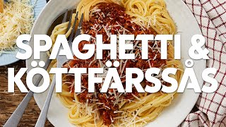 Så gör du den perfekta spaghetti amp köttfärssåsen  ett enkelt och otroligt gott recept [upl. by Neysa527]