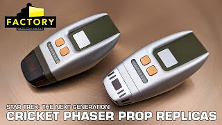 Factory Entertainment quotStar Trek The Next Generationquot Cricket Phaser Replicas [upl. by Nyral644]