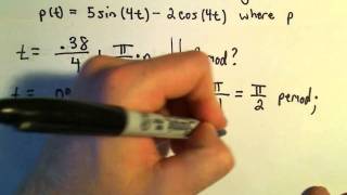 Solving Word Problems Involving Trigonometric Equations Example 1 [upl. by Ahseiyn]