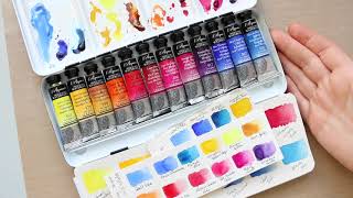 Full Review Sennelier Botanical Watercolour Set Part 12 [upl. by Yttiy310]