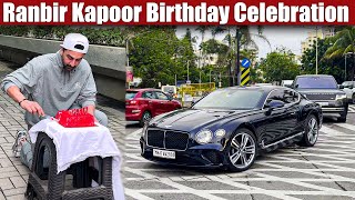 Ranbir Kapoor Spotted in Bentley With Raha amp Alia Bhatt  Birthday Celebration  Ranbir Ego [upl. by Enilasor]