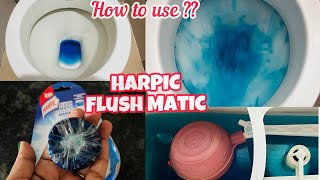 How to use Harpic Flushmatic  Harpic Flushmatic Review amp Demo  HARPIC Flushmatic [upl. by Sylram]