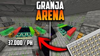 como HACER una GRANJA de ARENAGRAVA para MINECRAFT JAVA 120 [upl. by Anaihr]