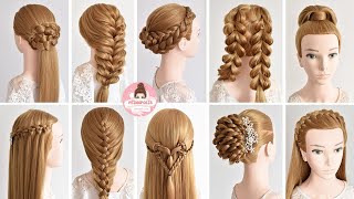 10 PEINADOS FACILES para ESTE 2024  Easy hairstyles [upl. by Giuseppe]