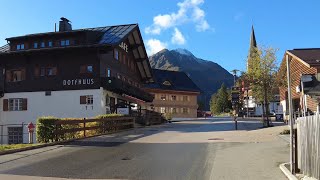 Mittelberg Kleinwalsertal Spaziergang 4K [upl. by Anerhs]