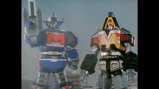 MegaRanger DeltaMega First Appearance AI UPSCALE 4K  60 FPS [upl. by Pontone34]