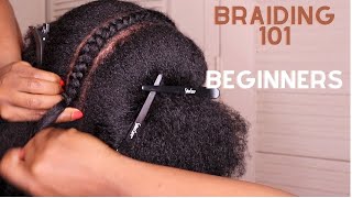 Learn Exactly How to Braid Your 4C Hair Girl  REAL TIME tutorial [upl. by Enelav134]