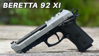 The New Beretta 92XI  Short Range Review [upl. by Ydnim289]