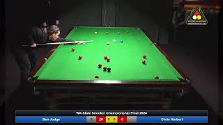 2024 WA State Snooker Championship Final [upl. by Nnylrahc]