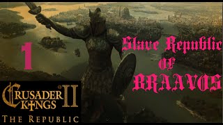 Crusader kings 2 Game of Thrones  The Braavosi Slave Trading Republic 1 [upl. by Annairdna]