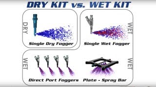 NOS Dry vs Wet  Nitrous Oxide Installation [upl. by Taddeusz378]