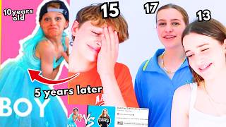 REACTING TO NORRIS NUTS BROTHER amp SISTER SWAP OUTFITS FOR A WEEK Challenge By The Norris Nuts [upl. by Elay]