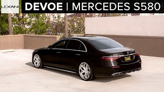 MERCEDES S580 on Devoe  SMS Finish by Lexani [upl. by Attelrahc]