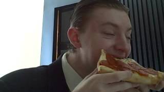 Sbarro New York Style Pepperoni Pizza Slice  Food Review [upl. by Underwood347]