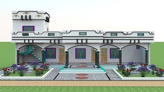 A Beautiful Village House design front design [upl. by Emogene]