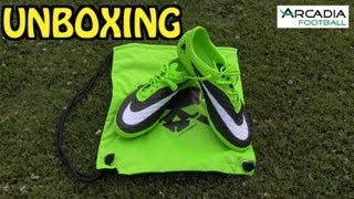 UNBOXING Nike Hypervenom Phantom FG  flash lime  black  10BRA Football [upl. by Josh]