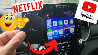 Carpuride Media Box  YouTube Netflix in Your Car [upl. by Sessilu]