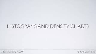 Histograms and density charts [upl. by Ronnie]