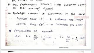 anna university 2nd sem QTD  unit 5 queuing theory single channel queuing model  in tamil [upl. by Augustina]