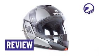 Shark Evojet motorhelm review  Motorkledingcenter [upl. by Ahilam]