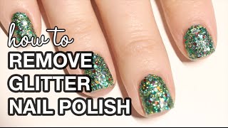 3 Glitter Nail Polish Removal Hacks  KELLI MARISSA [upl. by Eloken]