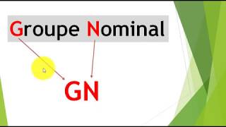 grammaire 19  le groupe nominal المجموعة الإسمية [upl. by Elrae]