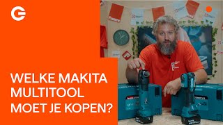 Makita DTM52 VS DTM51 Multitool  Gereedschapcentrum [upl. by Retsbew]