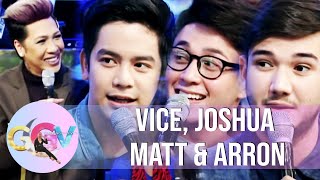 Vice compliments the acting skills of Joshua Matt and Arron  GGV [upl. by Gio]