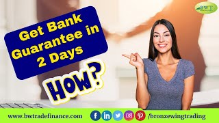 Bank Guarantee  How to Apply for Bank Guarantee from Rated Banks [upl. by Olimac]