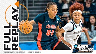 Notre Dame vs Ole Miss  2024 NCAA women’s second round  FULL REPLAY [upl. by Ky]