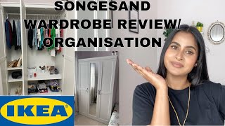 IKEA SONGESAND WARDROBE REVIEW  ORGANIZATION  NAMITA BHARALI [upl. by Noiramaj]