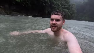 Orangutan Trekking in the Indonesian Rainforest  Bukit Lawang Sumatra 🇮🇩 [upl. by Ethelbert718]