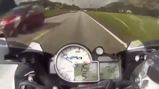 BMW HP4 Top Speed Test [upl. by Yeneffit]