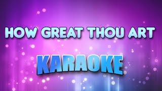 Gospel  How Great Thou Art Karaoke amp Lyrics  YouTube Music [upl. by Conley]