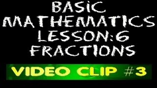 Basic Math Lesson 6  Video Clip 3  Equivalent Fractions [upl. by Goggin396]