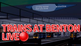 Trains at Benton SCR [upl. by Sarad951]