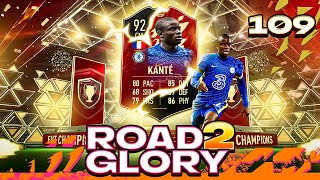 OMG I PACKED RED INFORM KANTE ROAD TO GLORY 109  FIFA 22 ULTIMATE TEAM [upl. by Yrolg]