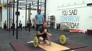 GymAware Set Up  Power Clean [upl. by Eamaj]